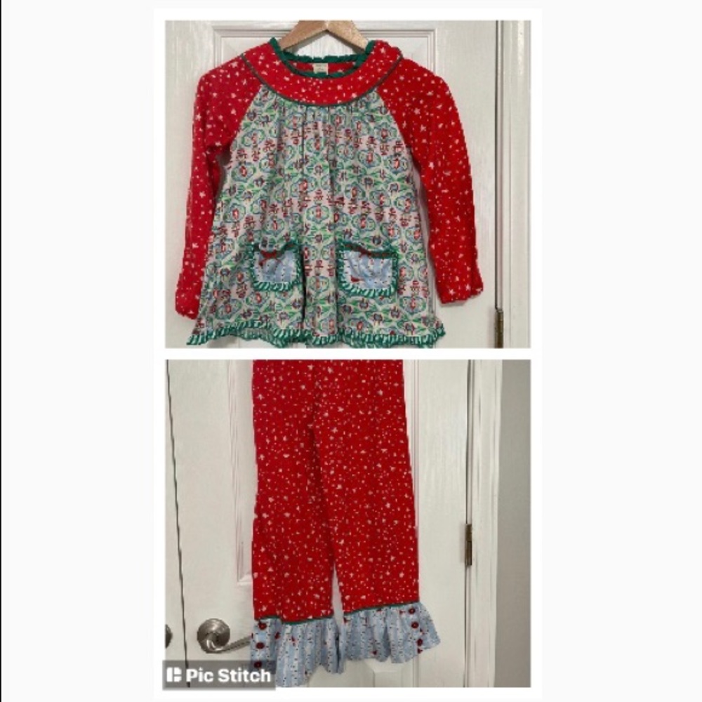 Matilda Jane Cold Winter’s Night Pajama set size 10